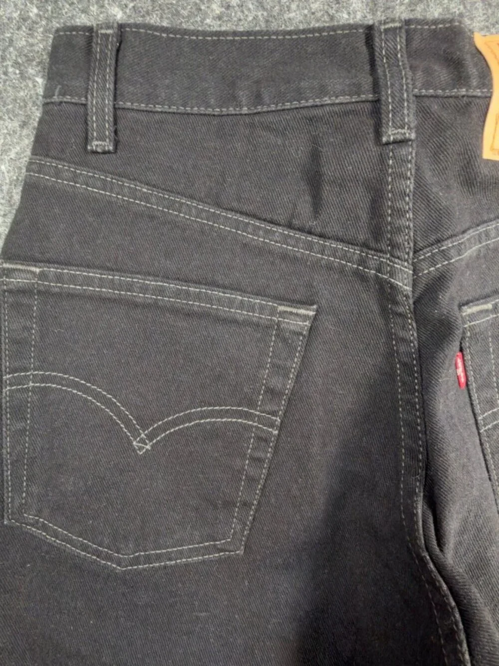 Levis 550 Jeans Mens 29x32 Black Cotton Relaxed Vintage 2003 Made in Canada NOS